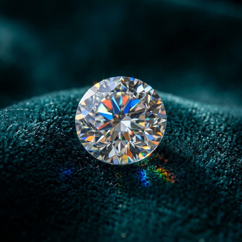 Luxury diamond close-up