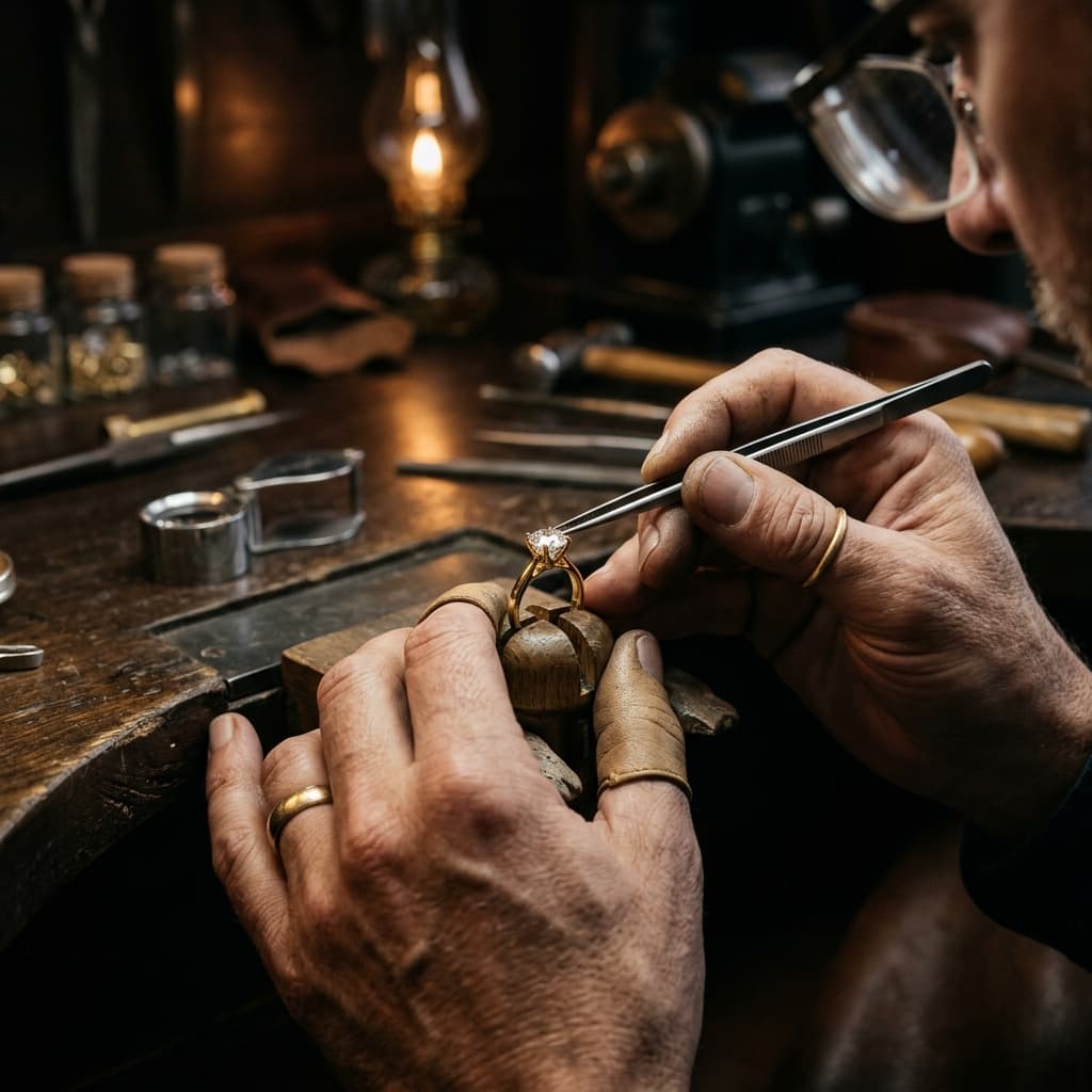 Master craftsman at work