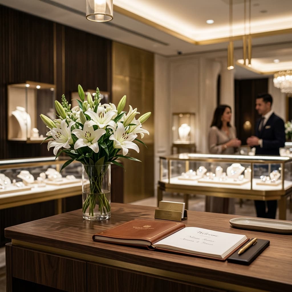 Luxury concierge desk